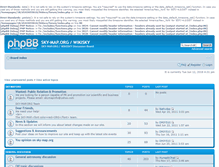 Tablet Screenshot of forum.wikisky.org